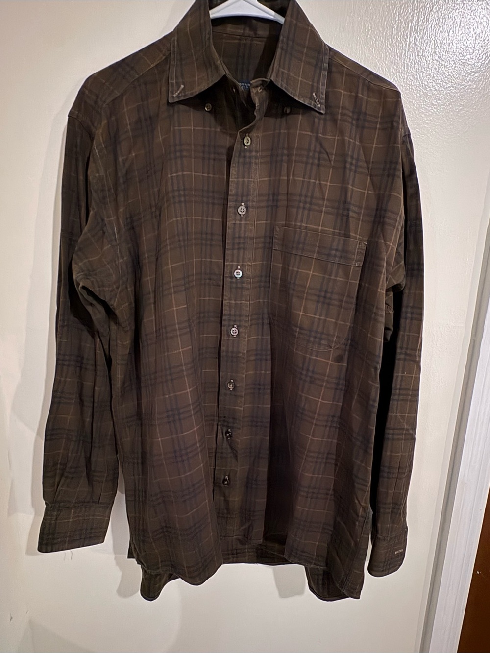 Burberry button up Early 2000’s